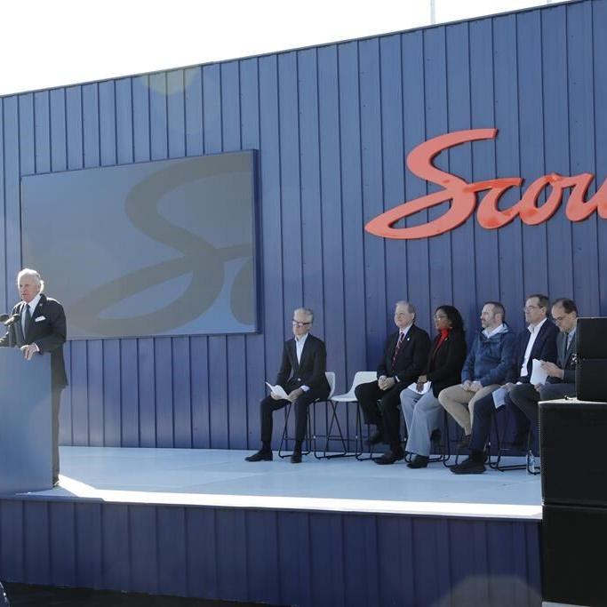 Volkswagen-backed Scout Motors, in nod to past, toasts start of construction of electric SUV plant